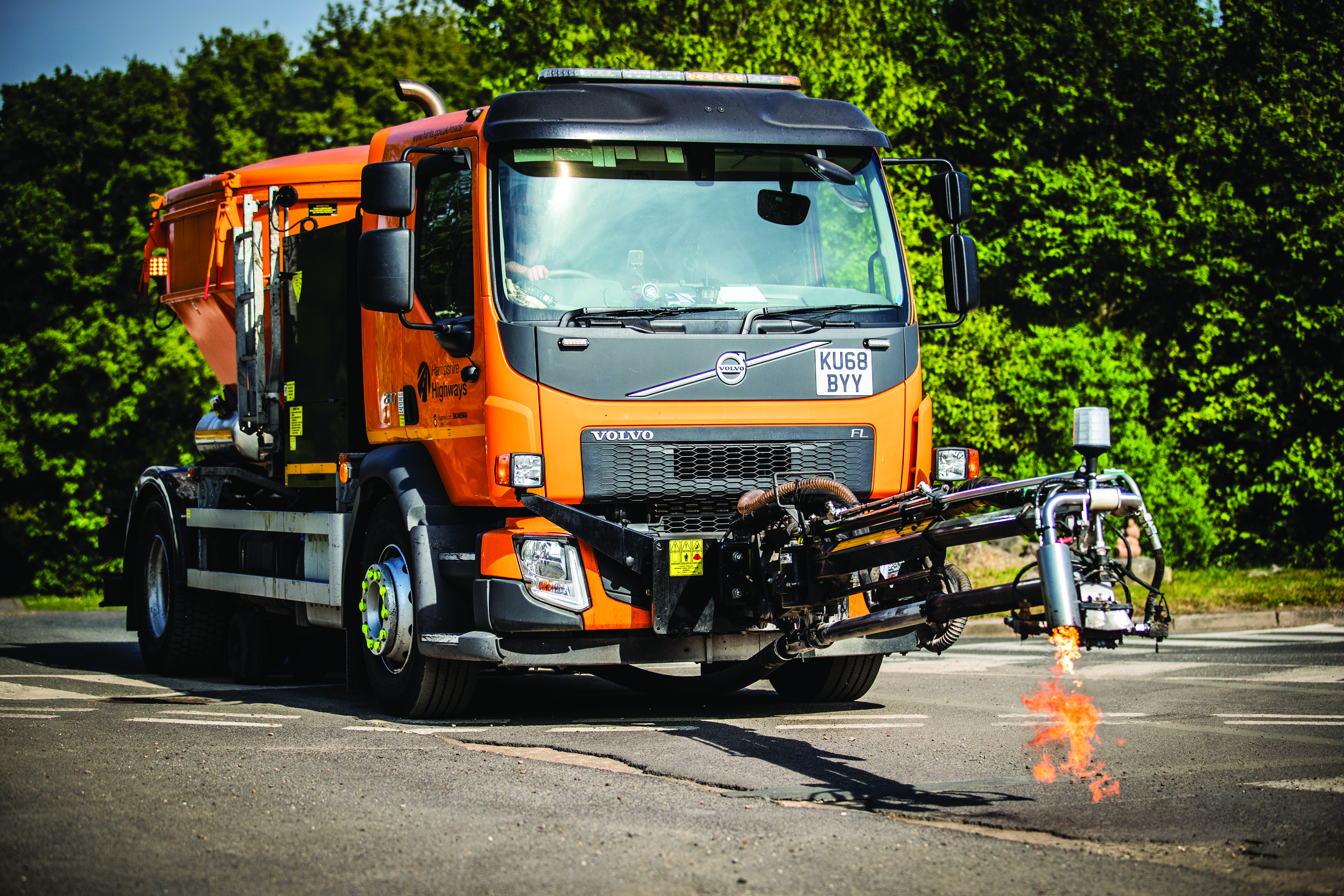 Milestone Infrastructure’s Dragon Patchers improving roads across the UK whilst cutting carbon