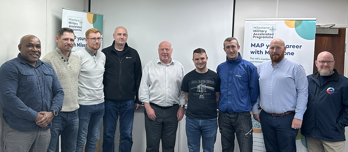 Supporting veterans into work: Milestone Infrastructure hosts RBLI Lifeworks programme